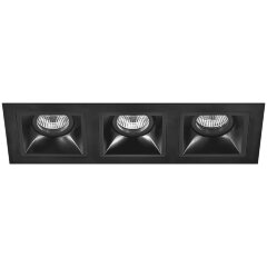 Встраиваемый светильник Lightstar D537070707 Domino под лампы 3xGU5.3 150W Встраиваемый светильник Lightstar D537070707 Domino под лампы 3xGU5.3 150W