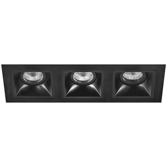 Встраиваемый светильник Lightstar D537070707 Domino под лампы 3xGU5.3 150W