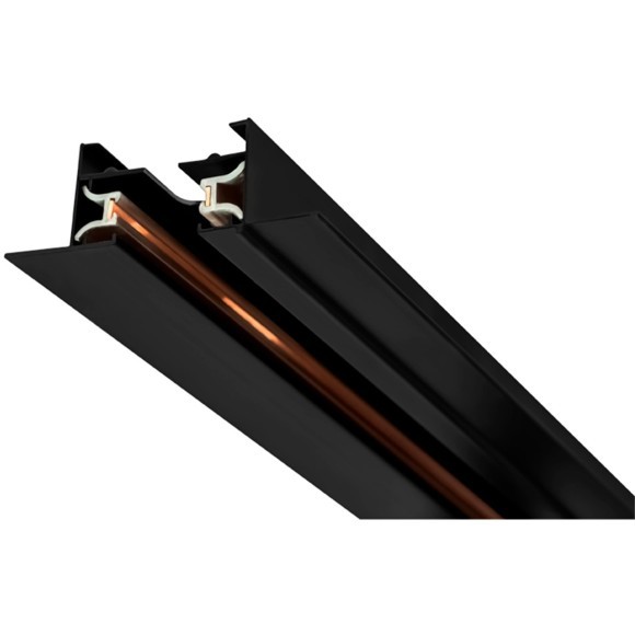 1м черный встраиваемый в ГКЛ однофазный шинопровод Crystal Lux CLT 0.121 01 L1000 BL 1м черный встраиваемый в ГКЛ однофазный шинопровод Crystal Lux CLT 0.121 01 L1000 BL