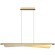 7017/24LB HIGHTECH Подвесной светильник c сенсорн. выкл (диммер яркости) металл/акрил латунь брашинг IP20 24W CRI 90 3000K 220V LINEA