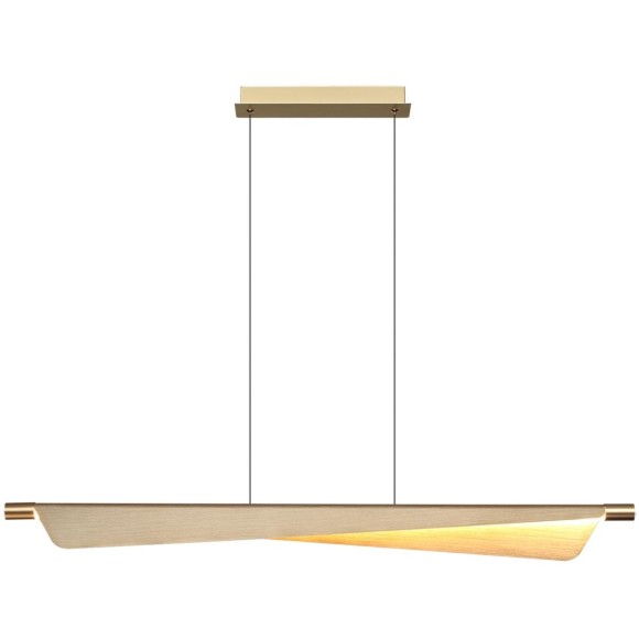 7017/24LB HIGHTECH Подвесной светильник c сенсорн. выкл (диммер яркости) металл/акрил латунь брашинг IP20 24W CRI 90 3000K 220V LINEA