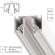 Магнитный шинопровод 3м белый для гарпунного натяжного потолка Arte Lamp Linea A474333