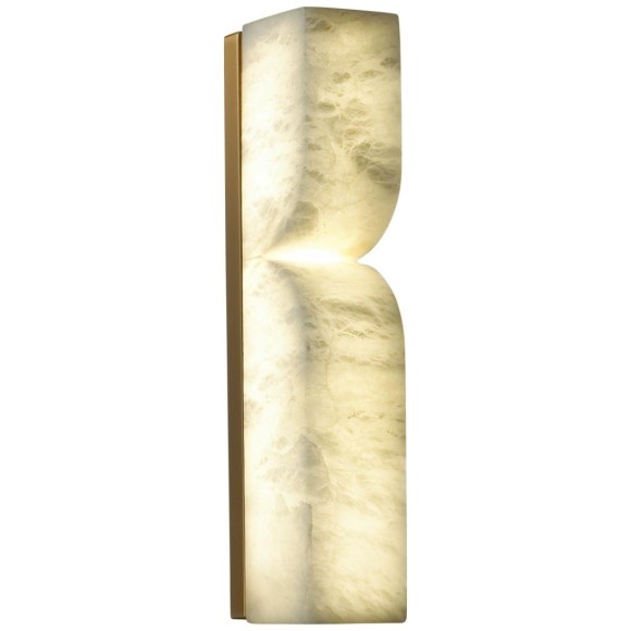 6685/10WL L-VISION ODL24 121 Настенный светильник латунь/металл/алебастр IP20 LED 10W 3000/4000 MARBELLA