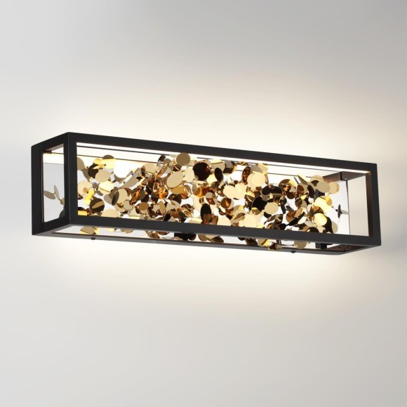 5065/17WL L-VISION ODL24 393 черный/золото/металл/металл Настенный светильник LED 1*17W 4000K BILD 5065/17WL L-VISION ODL24 393 черный/золото/металл/металл Настенный светильник LED 1*17W 4000K BILD