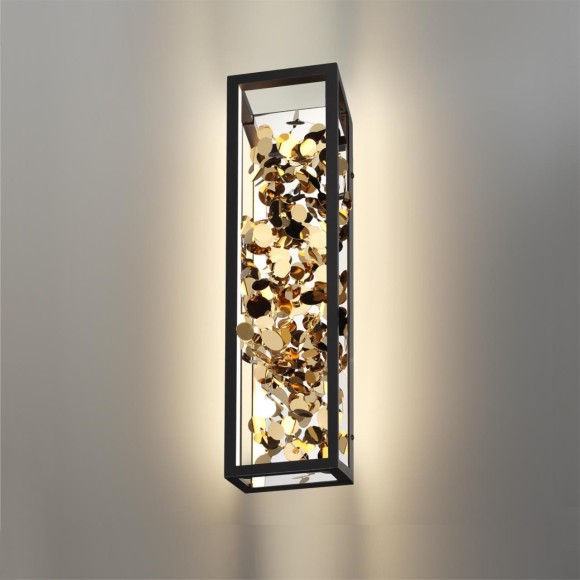 5065/17WL L-VISION ODL24 393 черный/золото/металл/металл Настенный светильник LED 1*17W 4000K BILD 5065/17WL L-VISION ODL24 393 черный/золото/металл/металл Настенный светильник LED 1*17W 4000K BILD