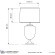 Настольная лампа Lumina Deco Olimpia LDT 304 F.GD+WT