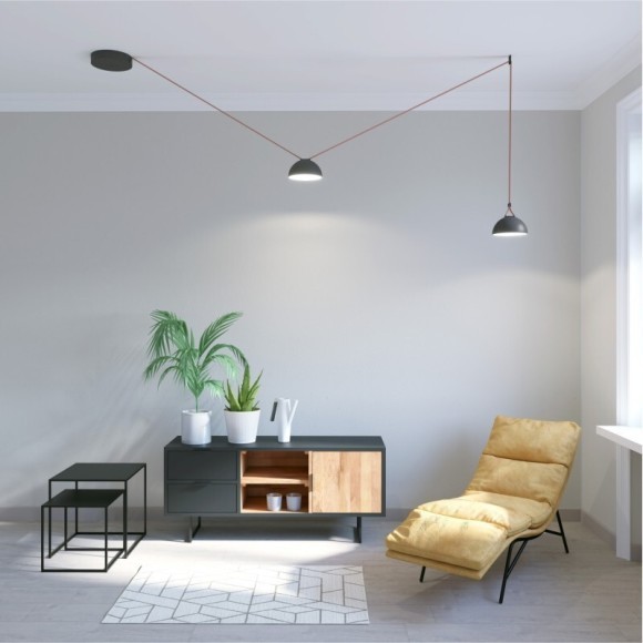 DK5561-BK Cветодиодный светильник на ременный шинопровод Denkirs Belty CRI90+ 3000К 1800Лм 120° 24Вт DK5561-BK Cветодиодный светильник на ременный шинопровод Denkirs Belty CRI90+ 3000К 1800Лм 120° 24Вт