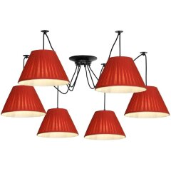 Люстра подвесная Lussole LSP-8554 SHIRLEY IP21 под лампы 6xE27 360W Люстра подвесная Lussole LSP-8554 SHIRLEY IP21 под лампы 6xE27 360W