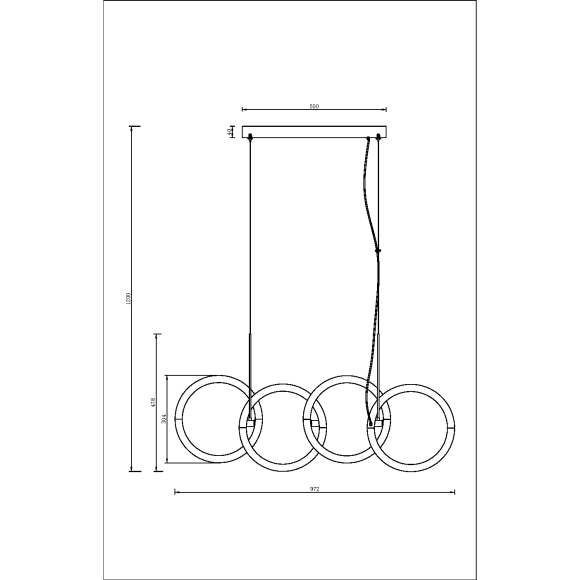 Подвесной светильник Maytoni MOD165PL-L40B3K Подвесной светильник Maytoni MOD165PL-L40B3K