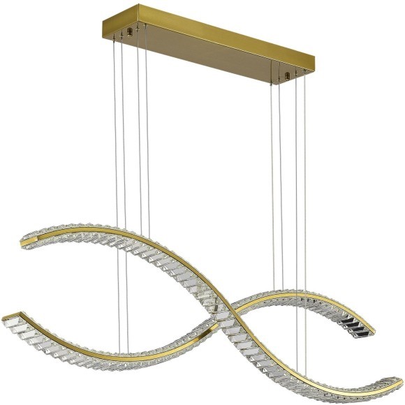 SL6206.303.50 Светильник подвесной ST-Luce Латунь/Прозрачный LED 1*50W 3000K ACENO SL6206.303.50 Светильник подвесной ST-Luce Латунь/Прозрачный LED 1*50W 3000K ACENO