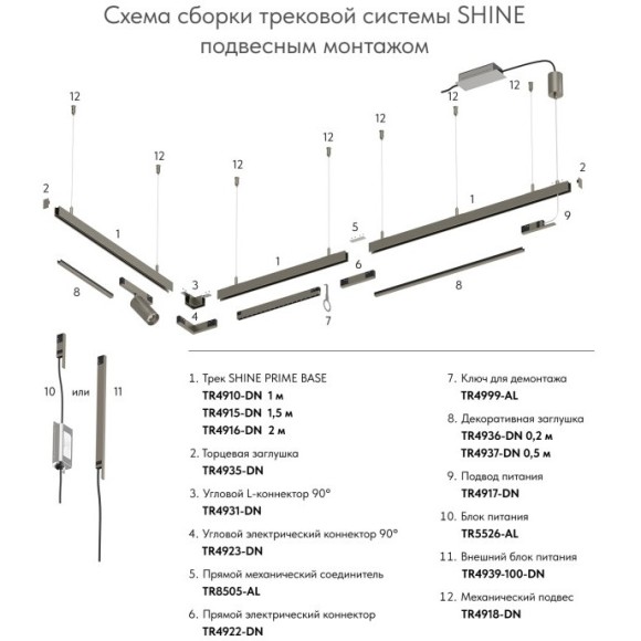 Заглушка Denkirs SHINE PRIME BASE | ШАЙН ПРАЙМ БЕЙС TR4936-DN