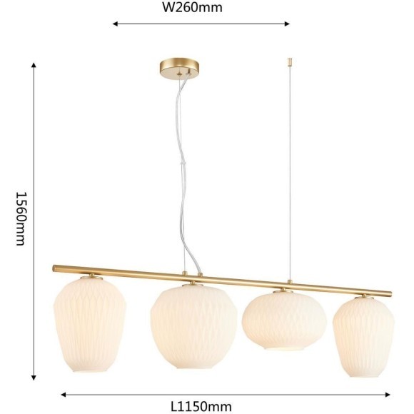 Подвесной светильник Comical 4052-4P
