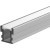 Алюминиевый профиль встраиваемый в пол 26x26 (Серебро, 2 м), ALM-2626-S-2M 636016