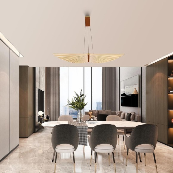 4380-2P, подвесная люстра, L1050xW270xH1500, LEDx60W, 4200LM, 4000K, included