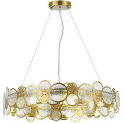 SL6133.303.09 Светильник подвесной ST-Luce Латунь/Прозрачный G9 9*5W 4000K SWATCH SL6133.303.09 Светильник подвесной ST-Luce Латунь/Прозрачный G9 9*5W 4000K SWATCH