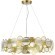 SL6133.303.09 Светильник подвесной ST-Luce Латунь/Прозрачный G9 9*5W 4000K SWATCH