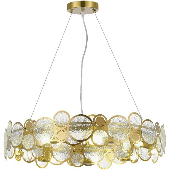 SL6133.303.09 Светильник подвесной ST-Luce Латунь/Прозрачный G9 9*5W 4000K SWATCH