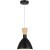 SLE1256-403-01 Светильник подвесной Черный/Черный, Светлое дерево, Золотистый E14 1*40W VISTA