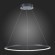 ST603.443.34 Светильник подвесной ST-Luce Черный/Белый LED 1*34W 4000K Подвесные светильники