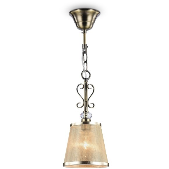 Подвесной светильник с 1 плафоном Freya FR2405-PL-01-BZ Driana под лампу 1xE14 40W