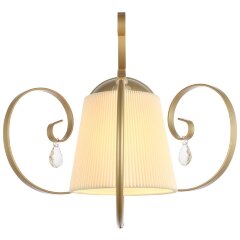 SL177.201.01 Светильник настенный Золотистый/Белый E14 1*40W AZZURRO SL177.201.01 Светильник настенный Золотистый/Белый E14 1*40W AZZURRO