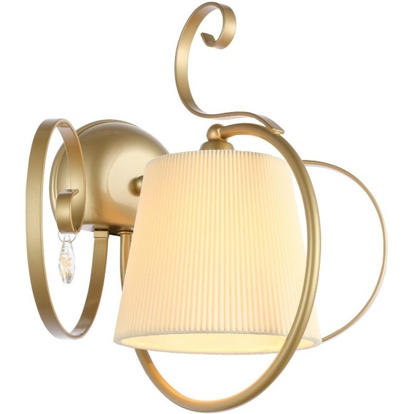 SL177.201.01 Светильник настенный Золотистый/Белый E14 1*40W AZZURRO