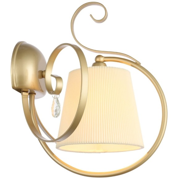 SL177.201.01 Светильник настенный Золотистый/Белый E14 1*40W AZZURRO