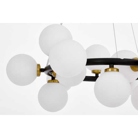 Подвесной светильник Lumina Deco Marsiada LDP 6033-15 BK+MD Подвесной светильник Lumina Deco Marsiada LDP 6033-15 BK+MD