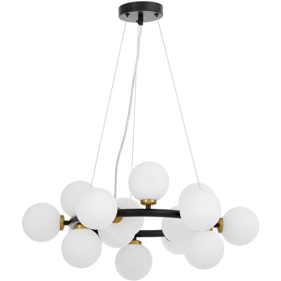 Подвесной светильник Lumina Deco Marsiada LDP 6033-15 BK+MD Подвесной светильник Lumina Deco Marsiada LDP 6033-15 BK+MD