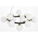 Подвесной светильник Lumina Deco Marsiada LDP 6033-15 BK+MD