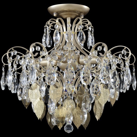 Светильник потолочный Crystal Lux ESMIRALDA PL4 GOLD 0523/104