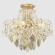 Светильник потолочный Crystal Lux ESMIRALDA PL4 GOLD 0523/104