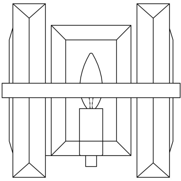 Настенный светильник хрустальный Cerezo MOD201WL-01N