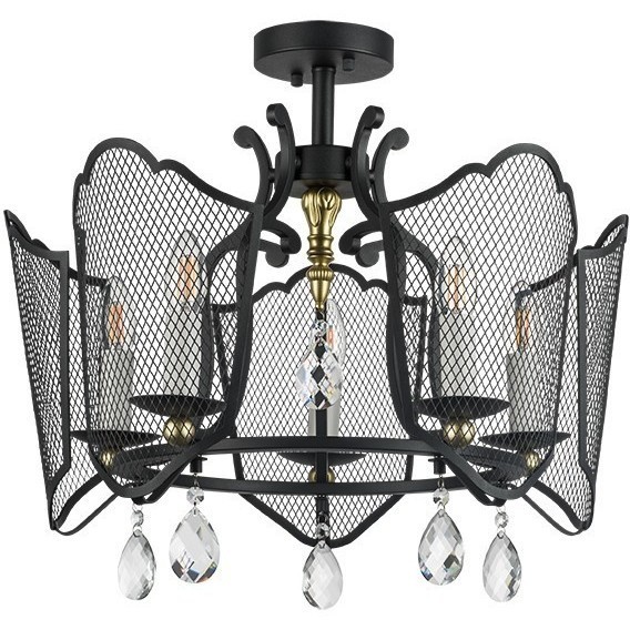 Люстра потолочная Lightstar 744057 Castello под лампы 5xE14 200W