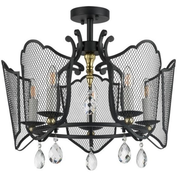 Люстра потолочная Lightstar 744057 Castello под лампы 5xE14 200W