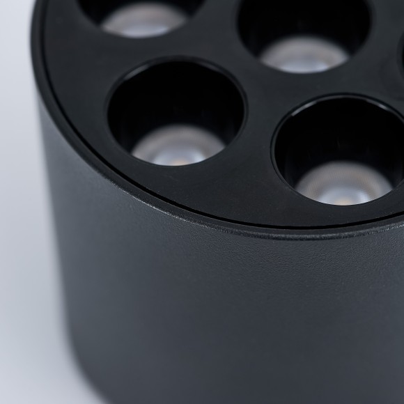 Светильник потолочный 6W 470LM 4000K, черный Guarda Lightstar 080647