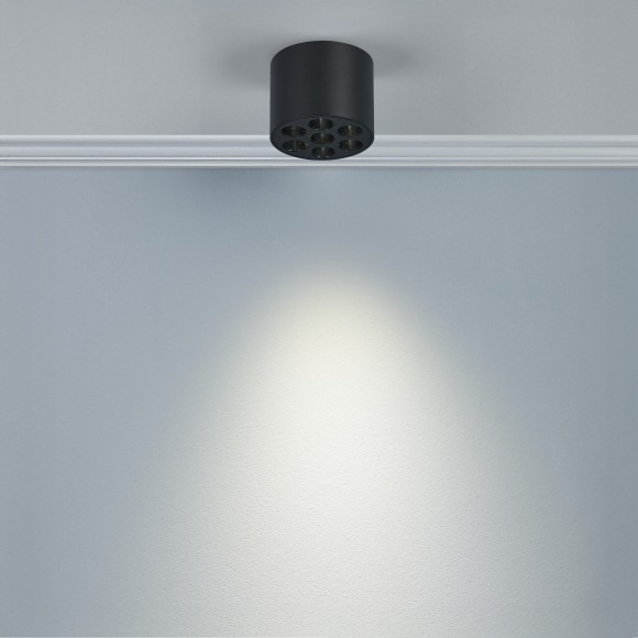 Светильник потолочный 6W 470LM 4000K, черный Guarda Lightstar 080647