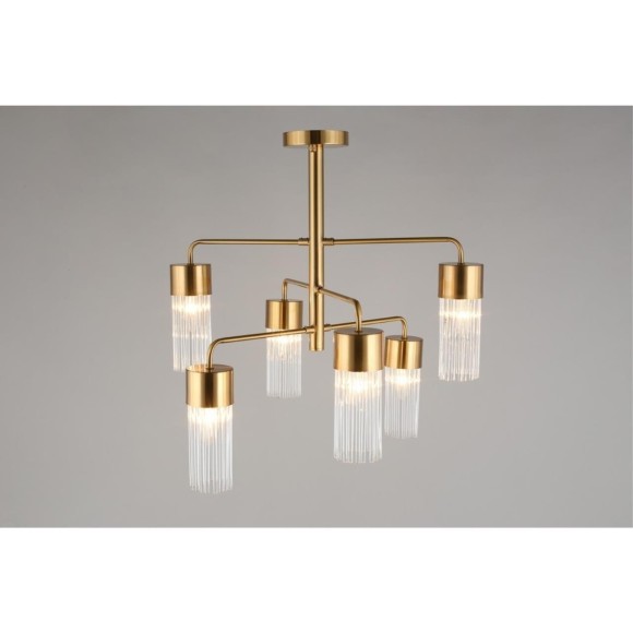 Люстра на штанге Omnilux OML-67107-06 Cesana под лампы 6xE14 60W Люстра на штанге Omnilux OML-67107-06 Cesana под лампы 6xE14 60W