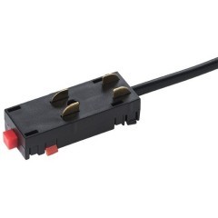 Коннектор ввода питания черный TETA PRO 220V Lightstar 505117