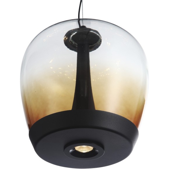 SL6014.413.01 Светильник подвесной ST-Luce Черный/Коричневый, Черный LED 1*17W 3000K RIPPLE