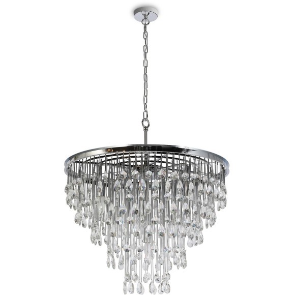 Подвесная люстра хрустальная Linn MOD091PL-09CH