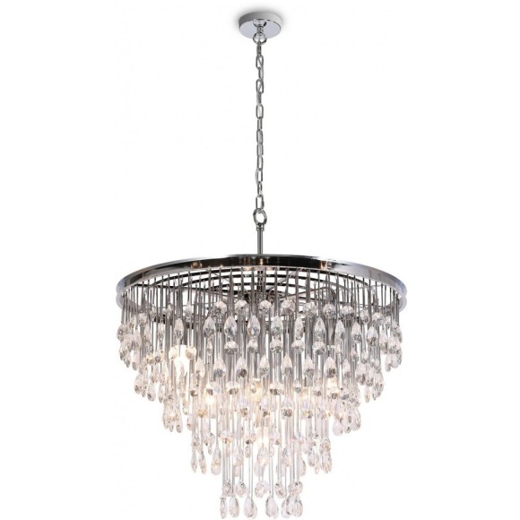 Подвесная люстра хрустальная Linn MOD091PL-09CH