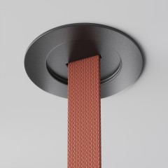 Встраиваемая чаша с вводом питания для текстильного шинопровода Maytoni Parity TRA130RSC-2B Встраиваемая чаша с вводом питания для текстильного шинопровода Maytoni Parity TRA130RSC-2B