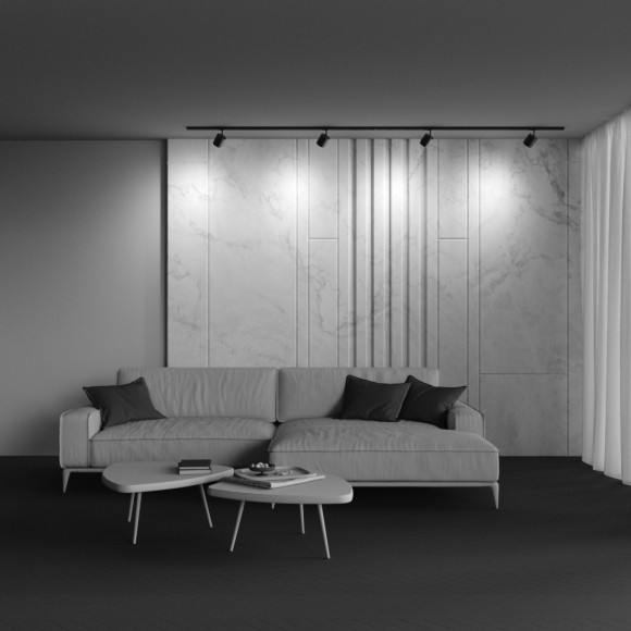 Однофазный двужильный трековый светильник Maytoni Unity TR088-1-GX53-B POLAR под сменную лампу GX53 Однофазный двужильный трековый светильник Maytoni Unity TR088-1-GX53-B POLAR под сменную лампу GX53