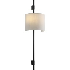 SL6227.401.02 Светильник настенный ST-Luce Черный/Белый E27 2*60W ALFA SL6227.401.02 Светильник настенный ST-Luce Черный/Белый E27 2*60W ALFA