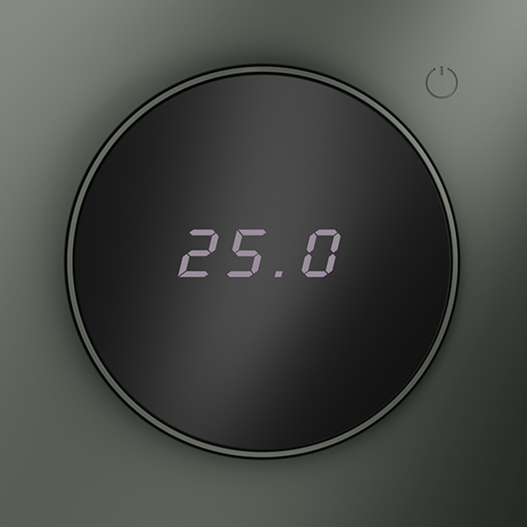 Терморегулятор электронный VOLTUM S70 с индикацией и датчиком, для теплого пола, (титан)