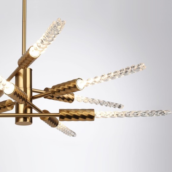 Люстра LED 28W (10*2.8W) 3000K 1260Лм Odeon Light KOLOS 5449/28L