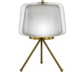 SL6127.314.01 Прикроватная лампа ST-Luce Латунь/Серый, Прозрачный LED 1*16W 3000K PANDORA SL6127.314.01 Прикроватная лампа ST-Luce Латунь/Серый, Прозрачный LED 1*16W 3000K PANDORA