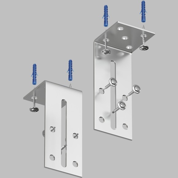 Комплект из 2 монт. планок для шинопроводов в натяжные потолки TR3045-AL