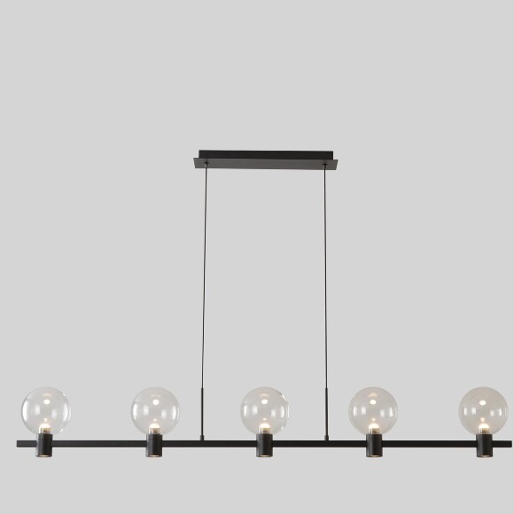 Светильник подвесной Crystal Lux DUET SP35W LED BLACK 4090/235